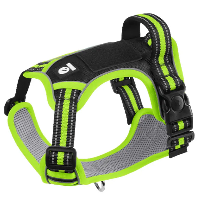 No-Pull Dog Harness with Soft Padding & Reflective Vest Design – Adjustable Easy-On Harness for Small, Medium & Large Dogs